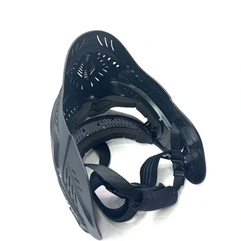 HSTL Goggle Paintball Airsoft Mask with Anti Fog Thermal Lens (Black/Clear Lens)